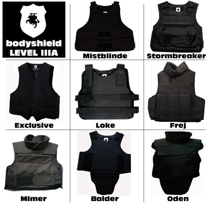 Bodyshield vest collection